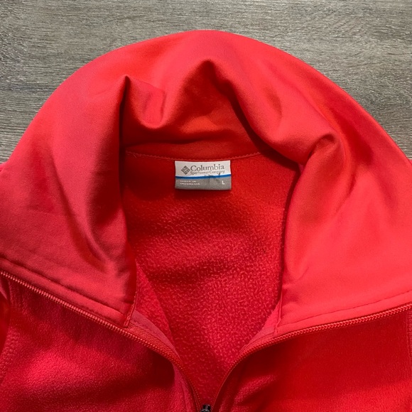 Columbia Fleece Vest Sleeveless Full Zip Women's L - Picture 4 of 6